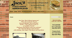 Desktop Screenshot of jacksoldfashionhamburgers.com