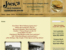 Tablet Screenshot of jacksoldfashionhamburgers.com
